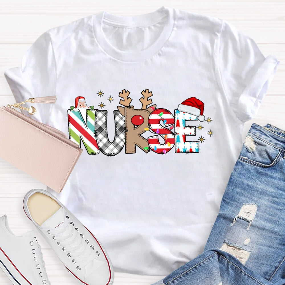 Nurse Santa Claus T-shirt