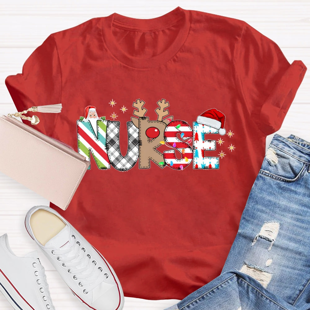 Nurse Santa Claus T-shirt