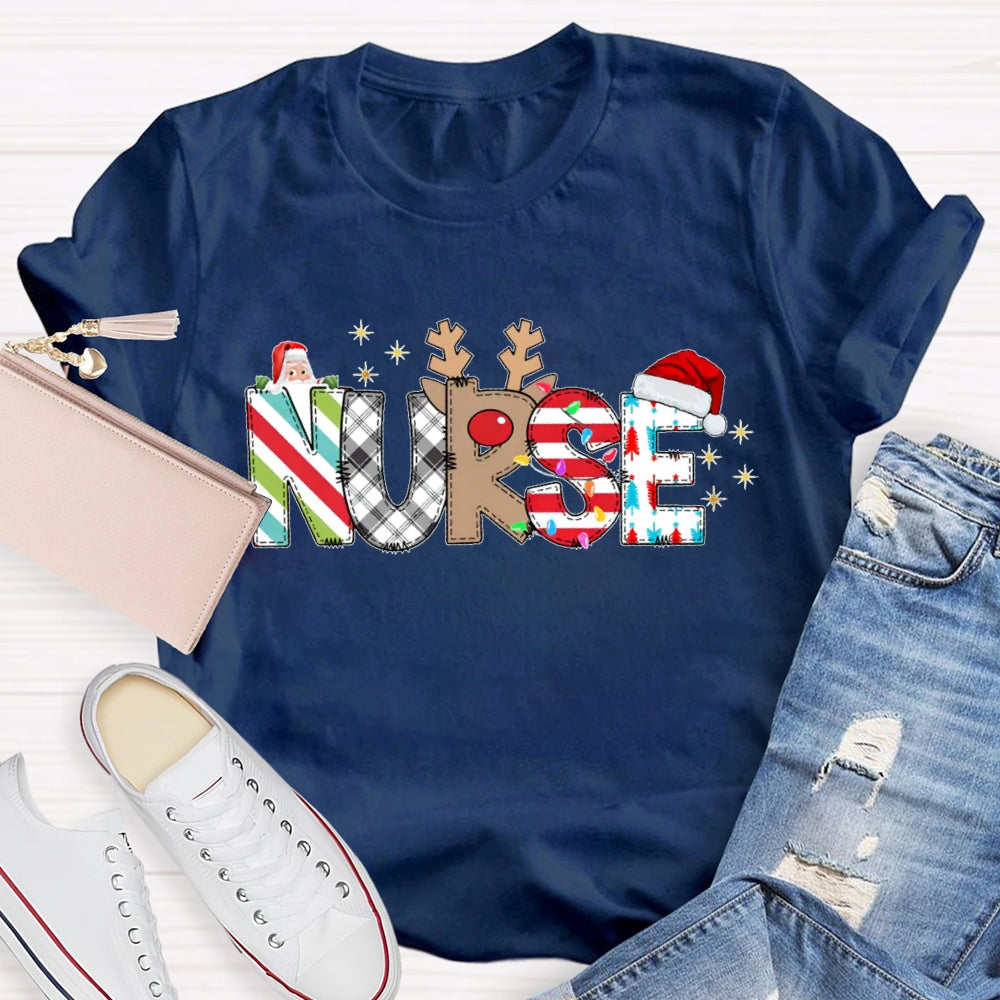 Nurse Santa Claus T-shirt
