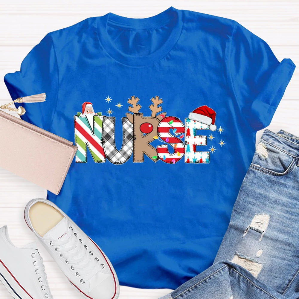 Nurse Santa Claus T-shirt