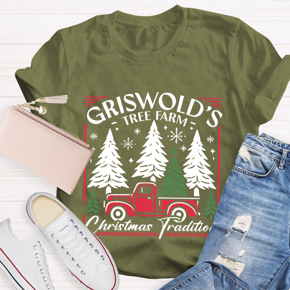 Griswold's Tree Farm Christmas Tradition T-shirt
