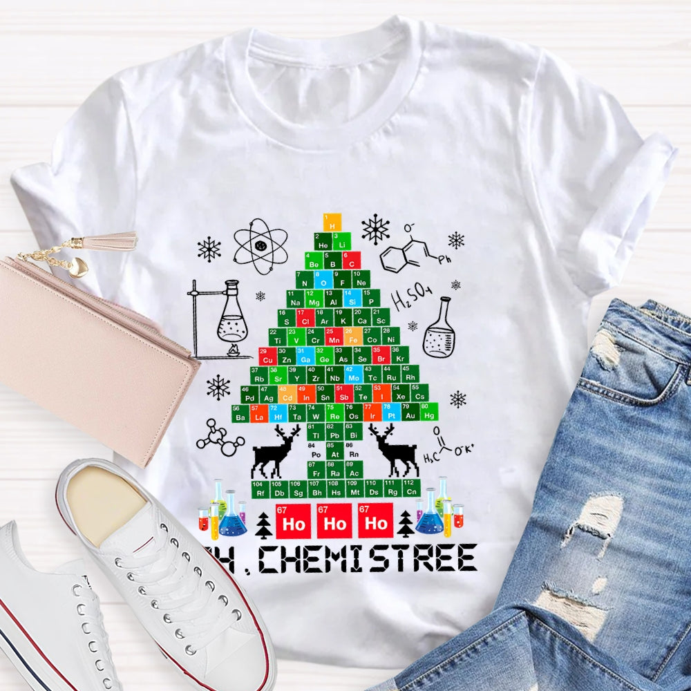 Oh Chemistree Christmas Tree T-shirt