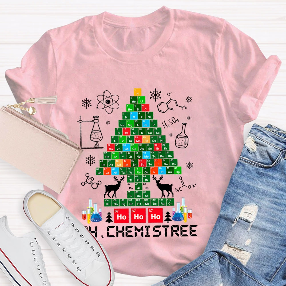 Oh Chemistree Christmas Tree T-shirt