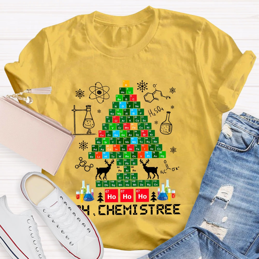 Oh Chemistree Christmas Tree T-shirt
