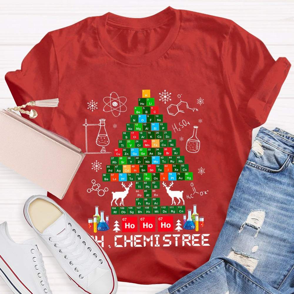 Oh Chemistree Christmas Tree T-shirt