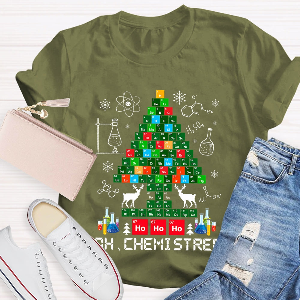 Oh Chemistree Christmas Tree T-shirt