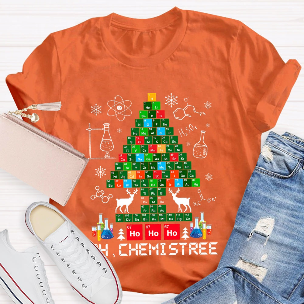 Oh Chemistree Christmas Tree T-shirt