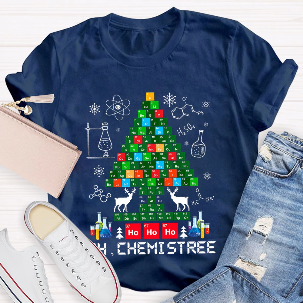 Oh Chemistree Christmas Tree T-shirt