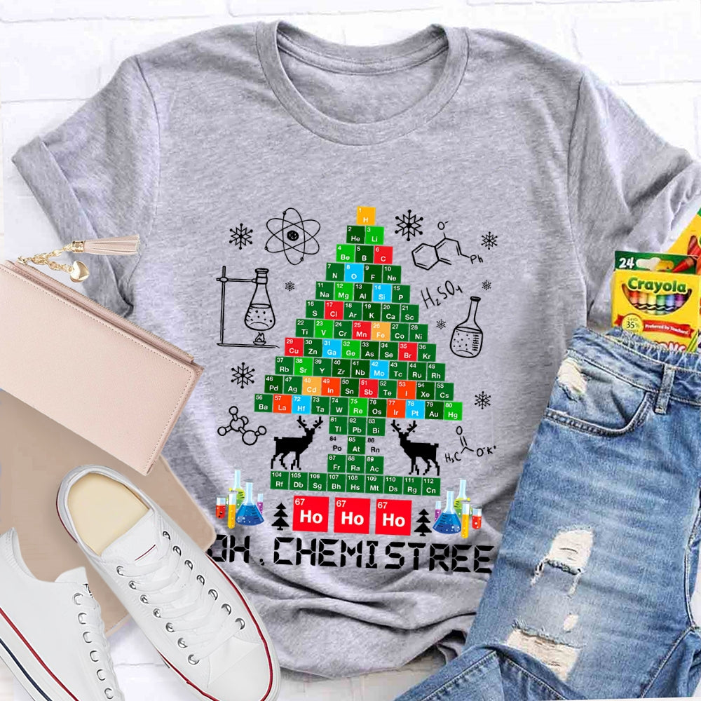Oh Chemistree Christmas Tree T-shirt