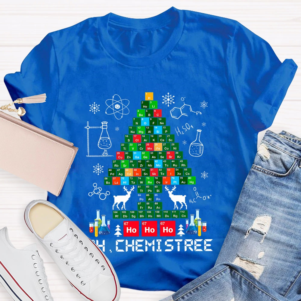 Oh Chemistree Christmas Tree T-shirt