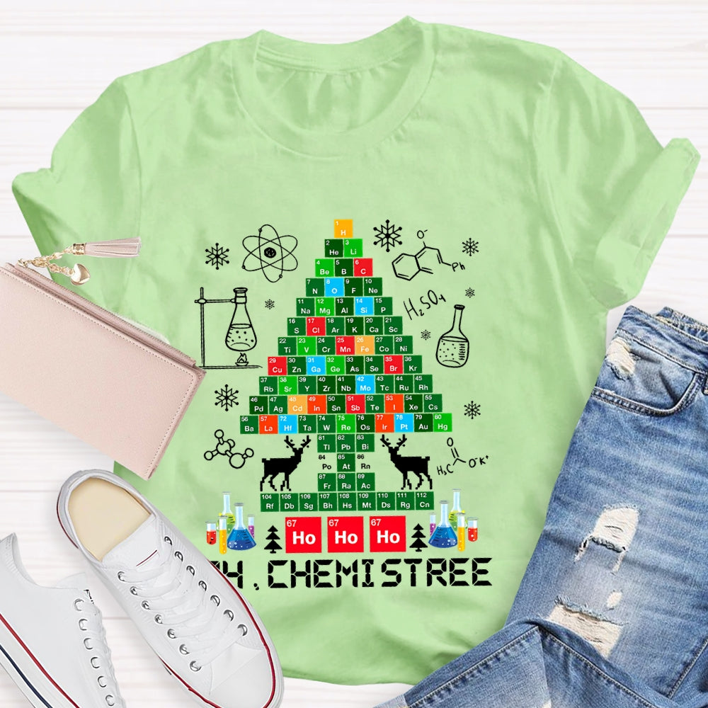 Oh Chemistree Christmas Tree T-shirt
