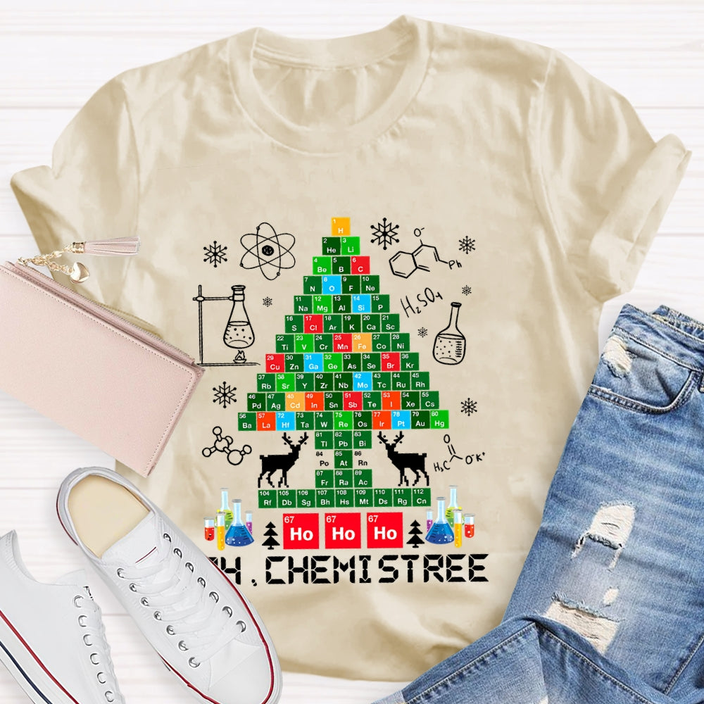 Oh Chemistree Christmas Tree T-shirt