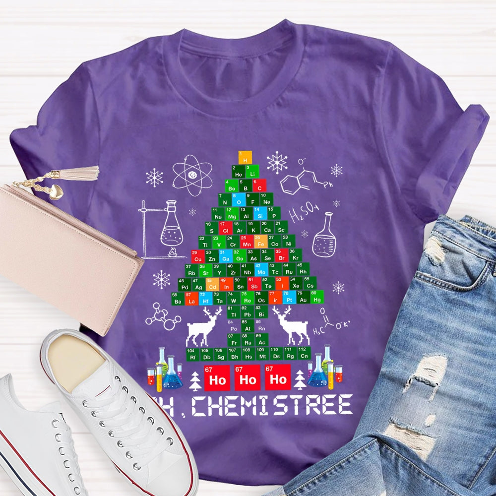Oh Chemistree Christmas Tree T-shirt