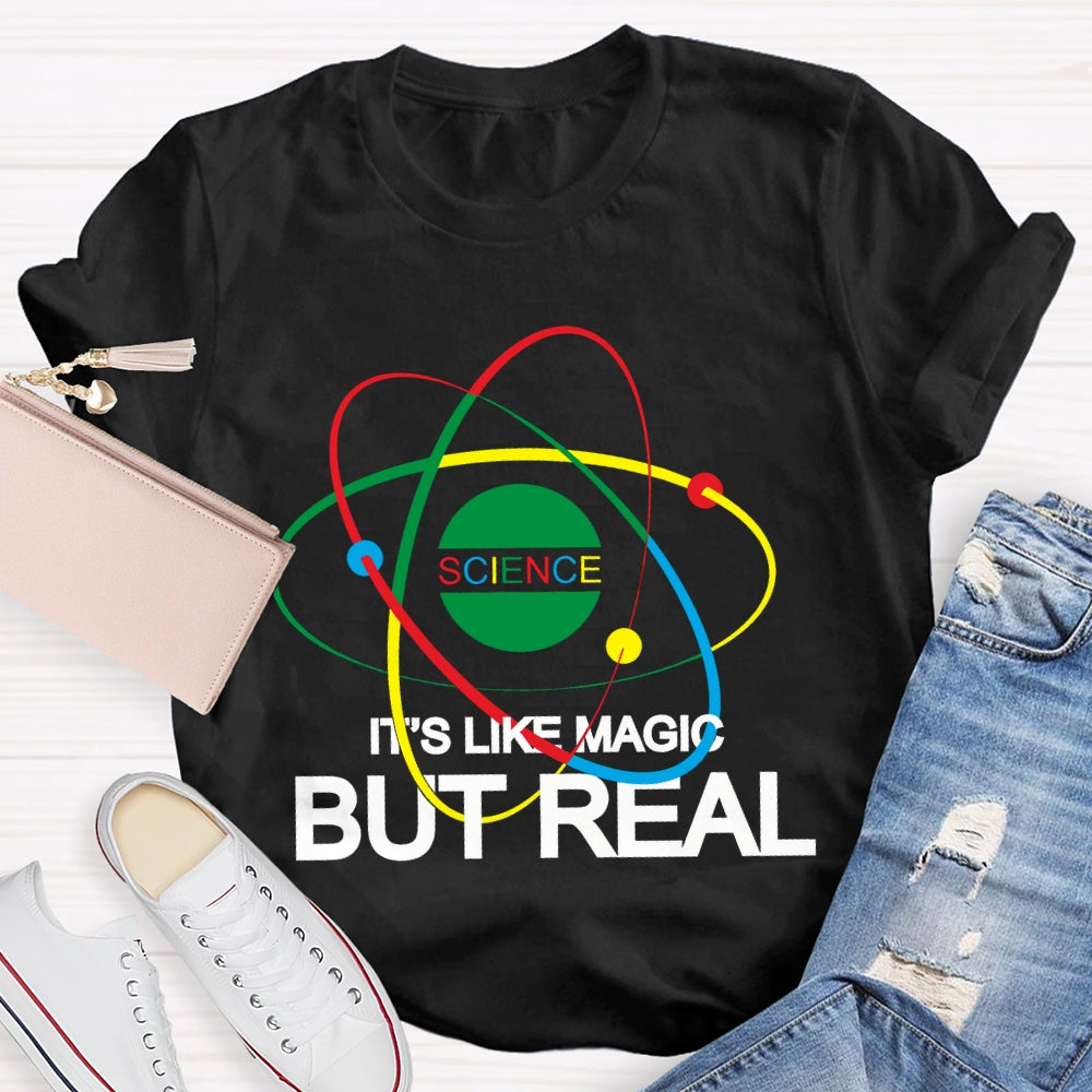 Science Like Magic But Real Rotating Planet T-Shirt