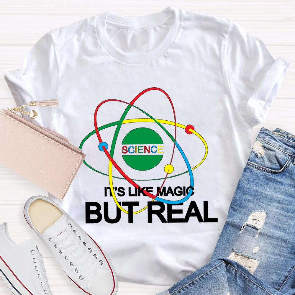 Science Like Magic But Real Rotating Planet T-Shirt