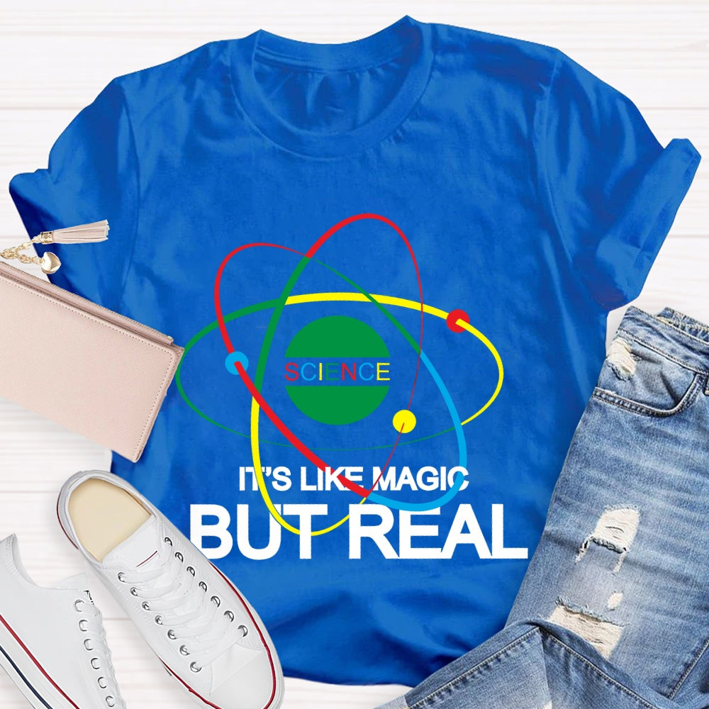 Science Like Magic But Real Rotating Planet T-Shirt
