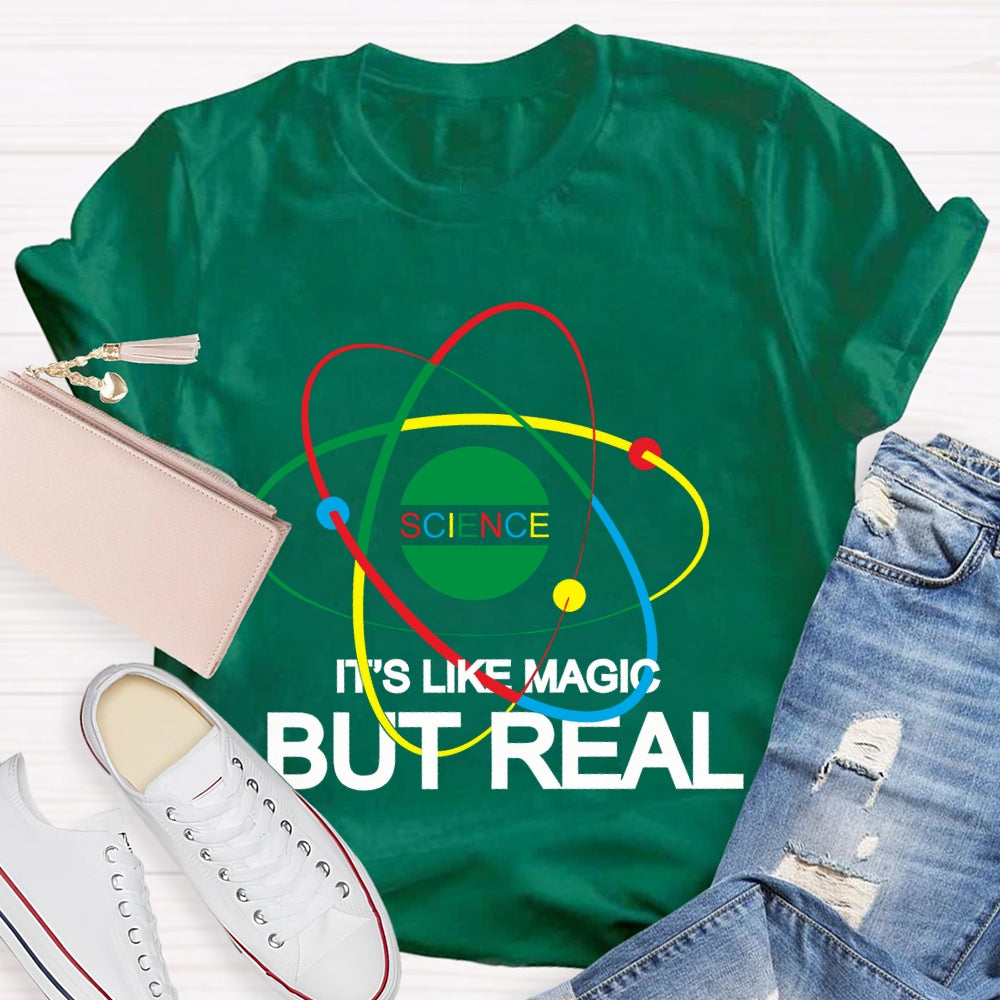 Science Like Magic But Real Rotating Planet T-Shirt