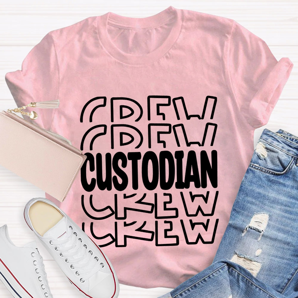 School We Our Custodian T-shirt