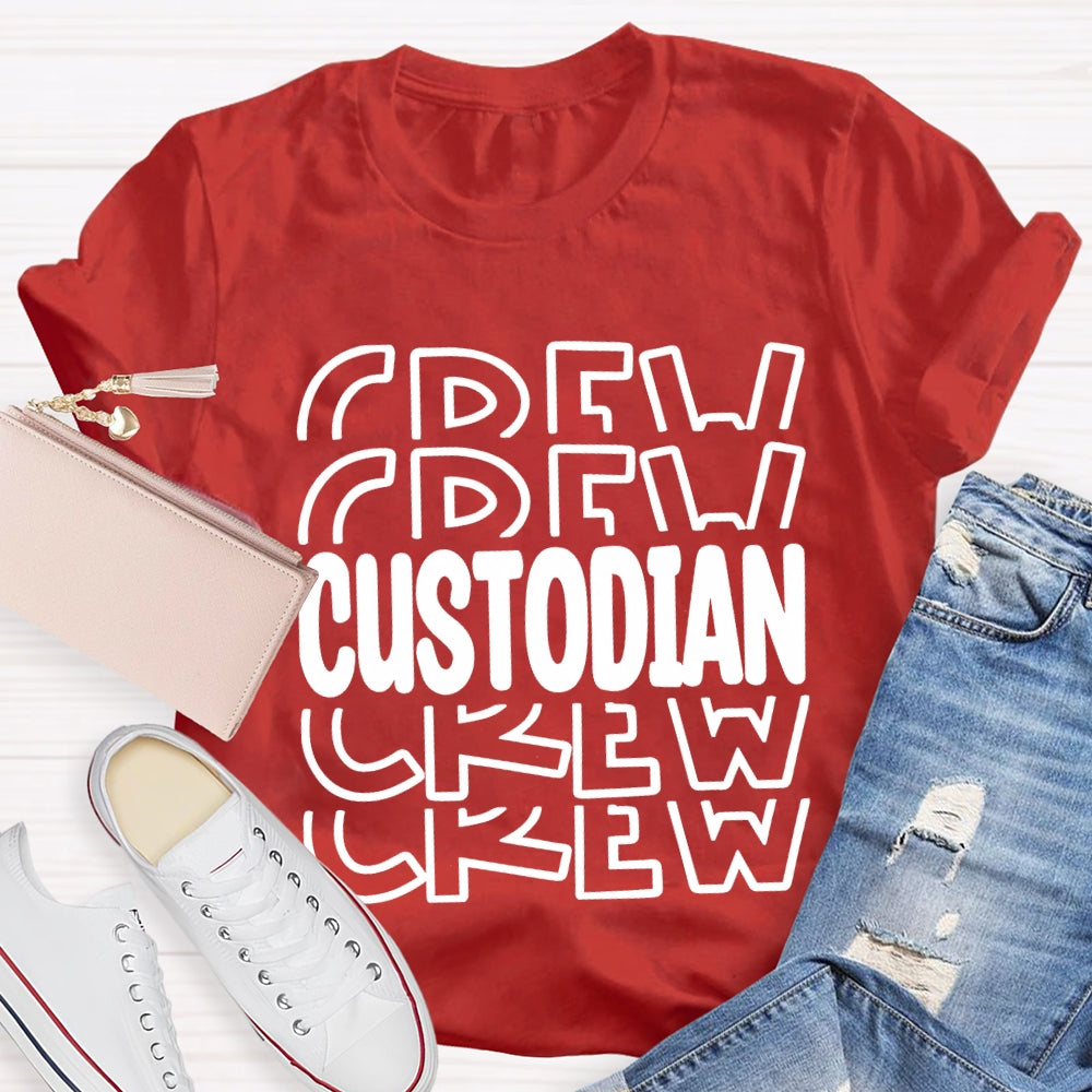 School We Our Custodian T-shirt