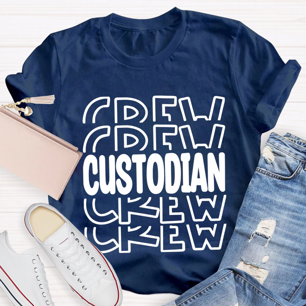 School We Our Custodian T-shirt