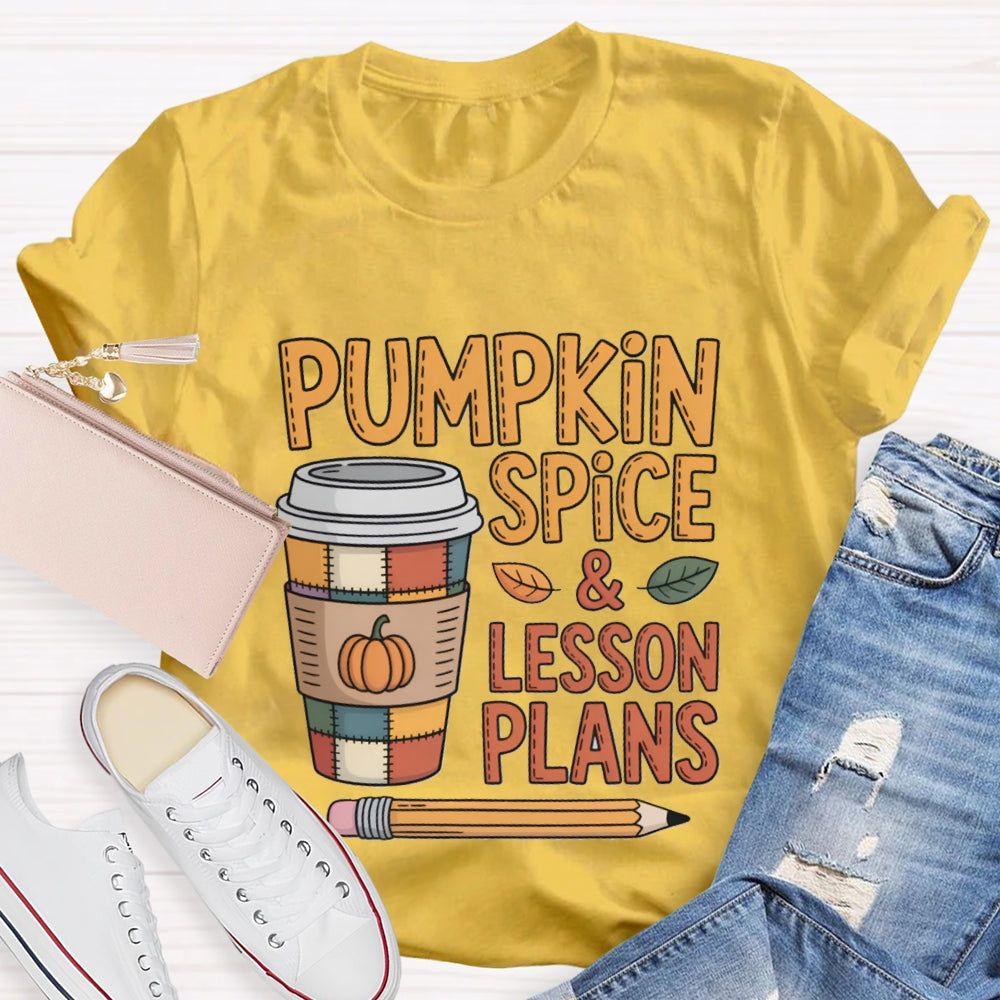 Pumpkin Spice & Lesson Plans Coffee Cup  T-shirt