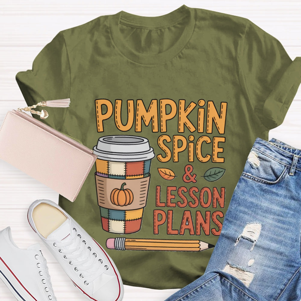 Pumpkin Spice & Lesson Plans Coffee Cup  T-shirt