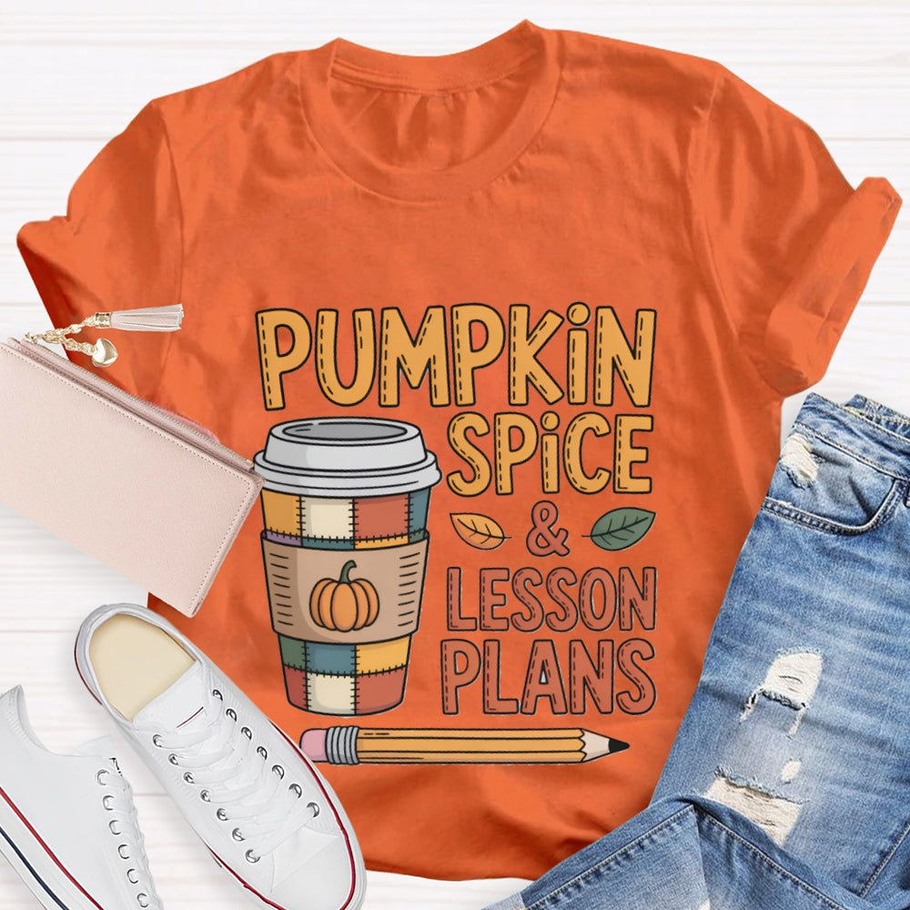 Pumpkin Spice & Lesson Plans Coffee Cup  T-shirt