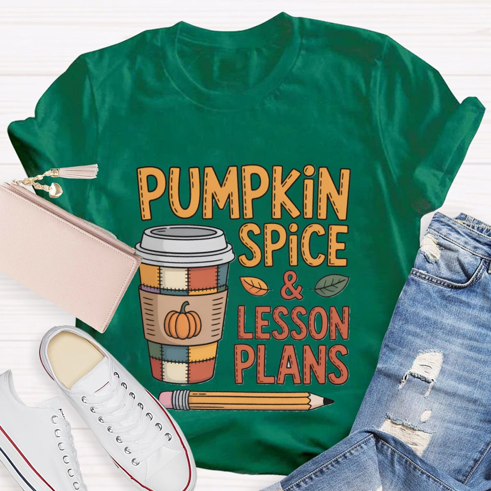 Pumpkin Spice & Lesson Plans Coffee Cup  T-shirt