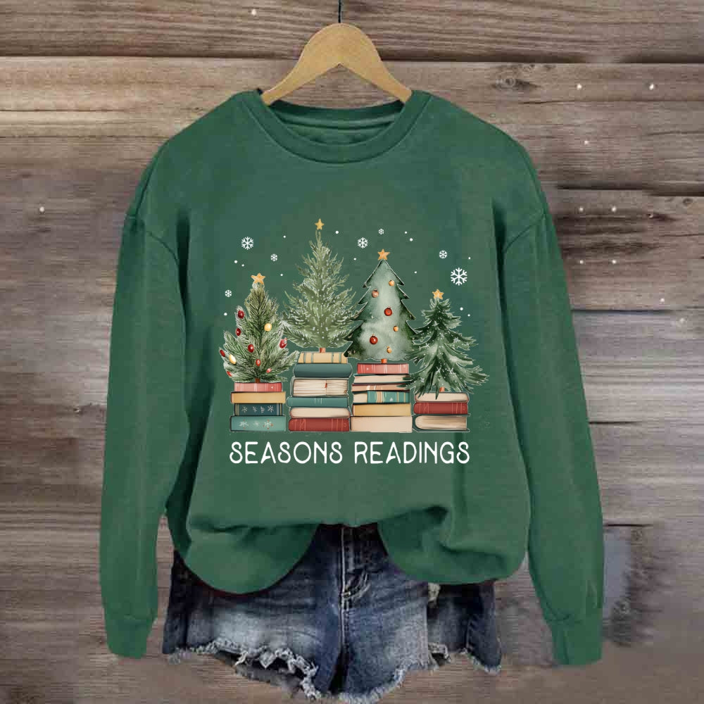 Seasons Readings Christmas Tree Sweatshirt