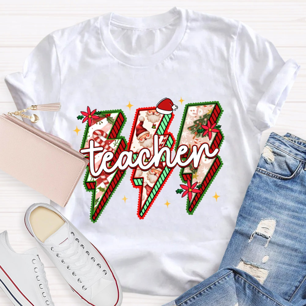 Teachers' Christmas Festive Vibes T-Shirt