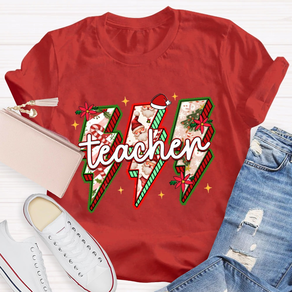 Teachers' Christmas Festive Vibes T-Shirt