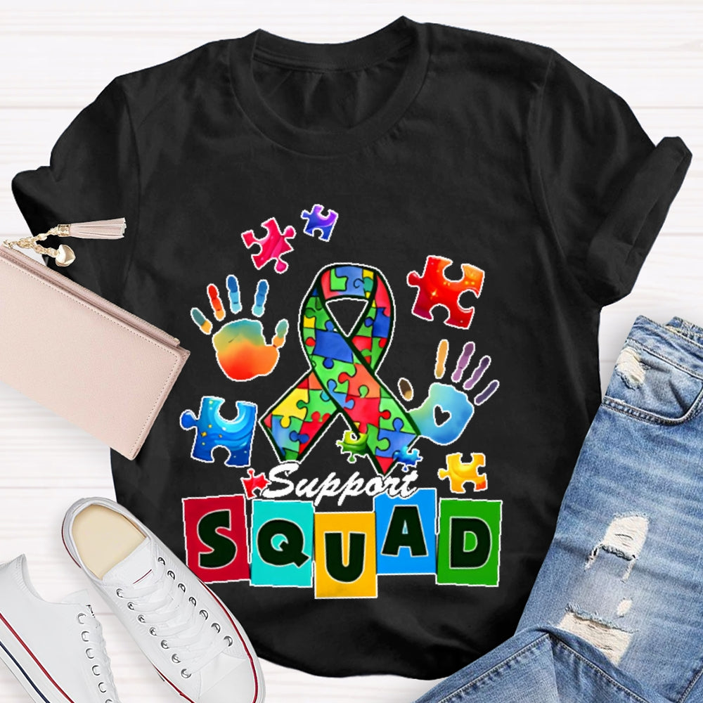 Autism Awareness Support Squad T-shirt
