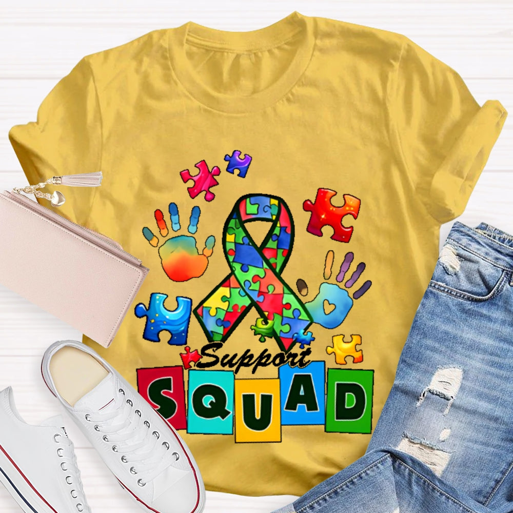 Autism Awareness Support Squad T-shirt