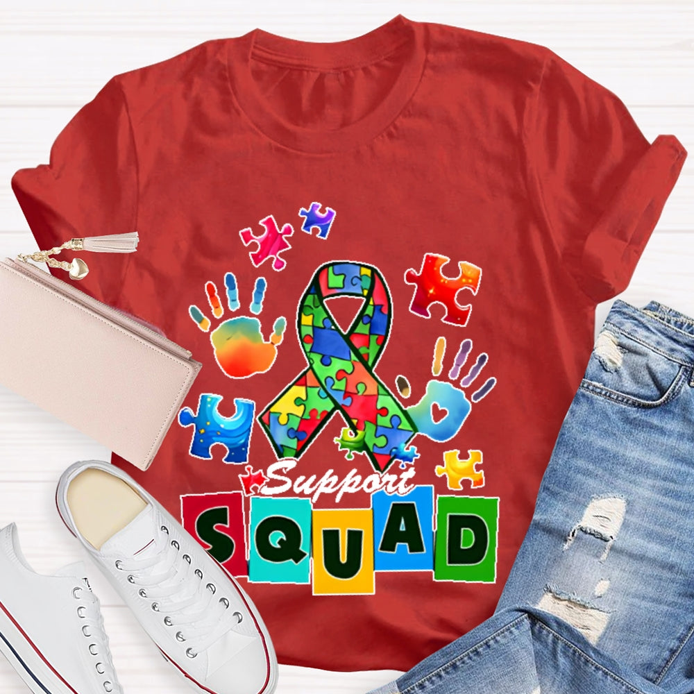 Autism Awareness Support Squad T-shirt
