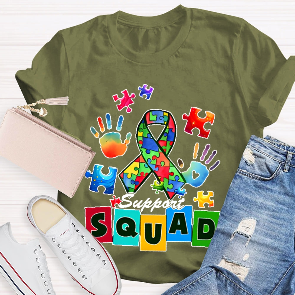 Autism Awareness Support Squad T-shirt