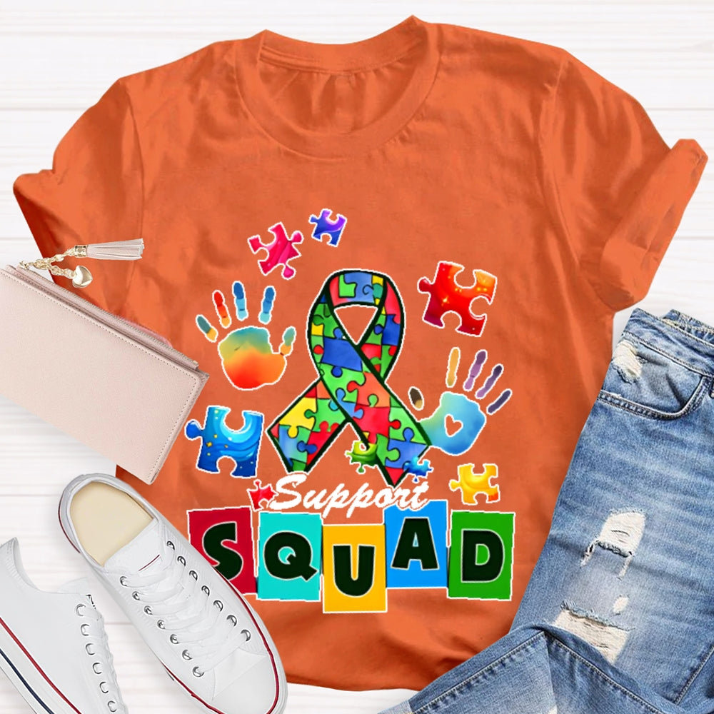 Autism Awareness Support Squad T-shirt