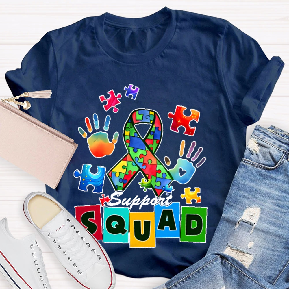 Autism Awareness Support Squad T-shirt