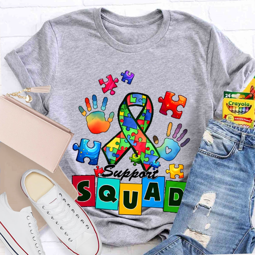 Autism Awareness Support Squad T-shirt