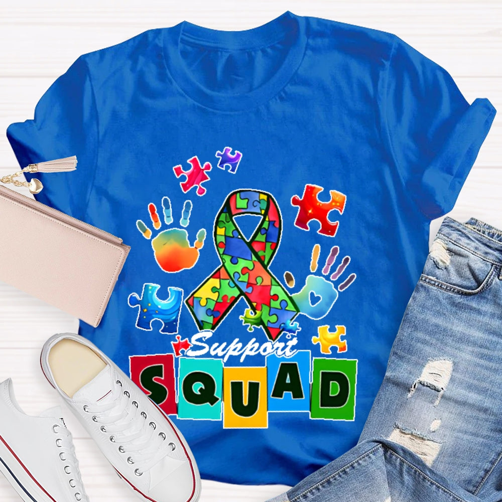 Autism Awareness Support Squad T-shirt