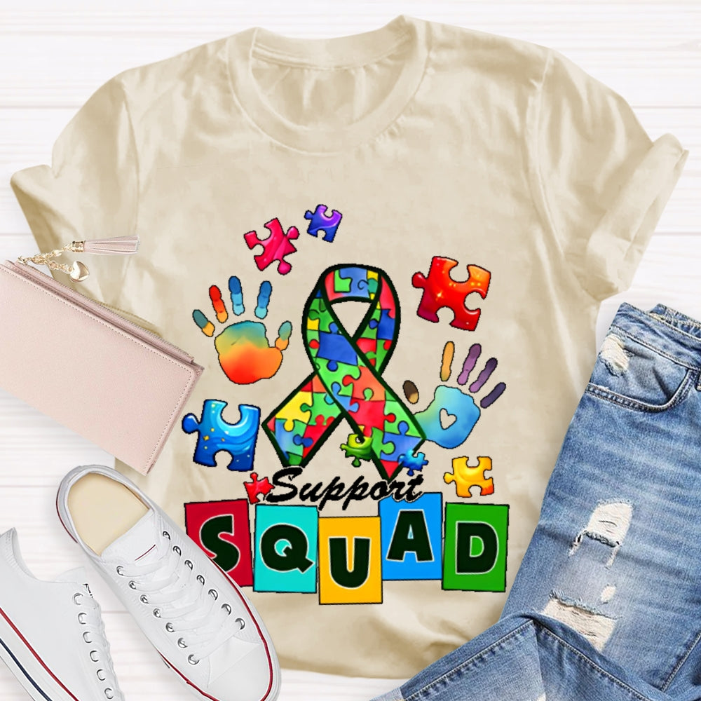 Autism Awareness Support Squad T-shirt