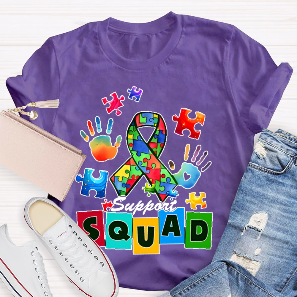 Autism Awareness Support Squad T-shirt