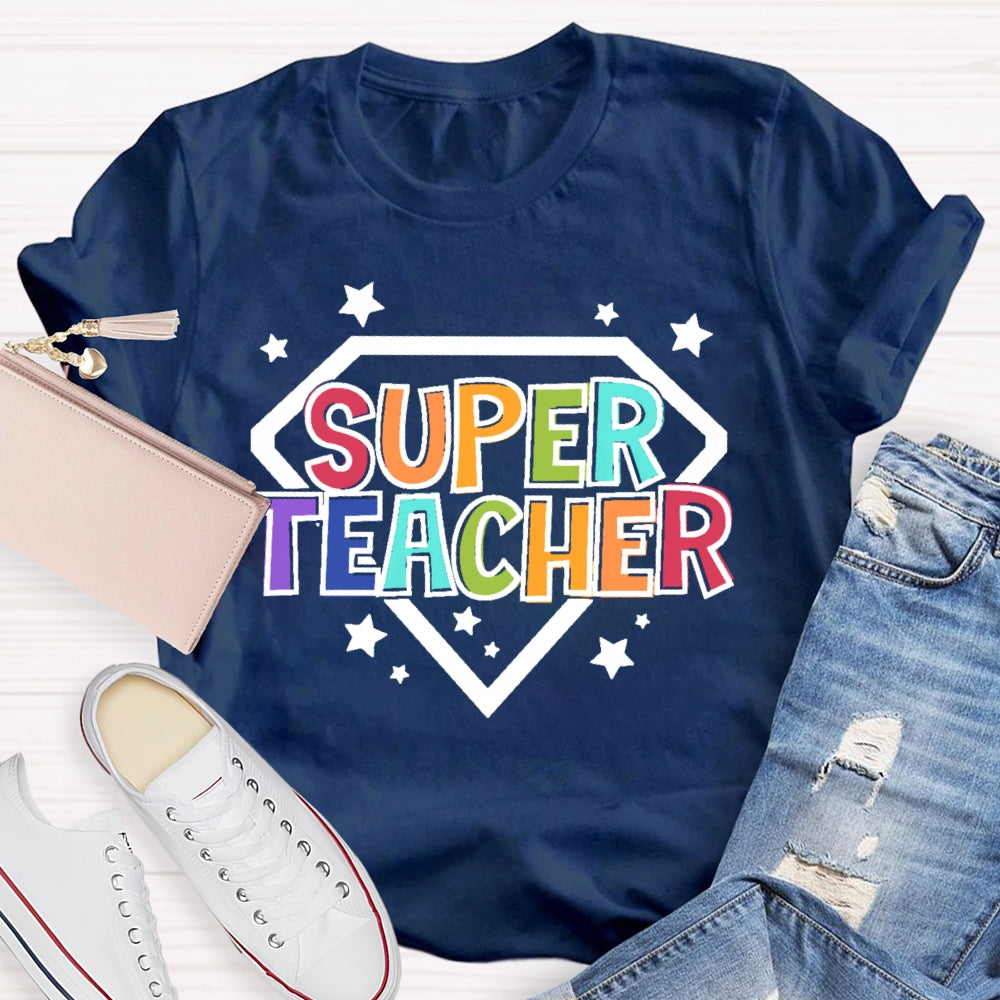 Super Teacher Letters T-shirt