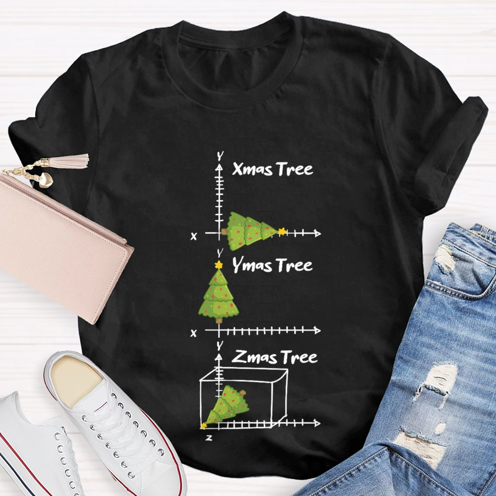 Christmas Mathematician Math Teacher T-shirt