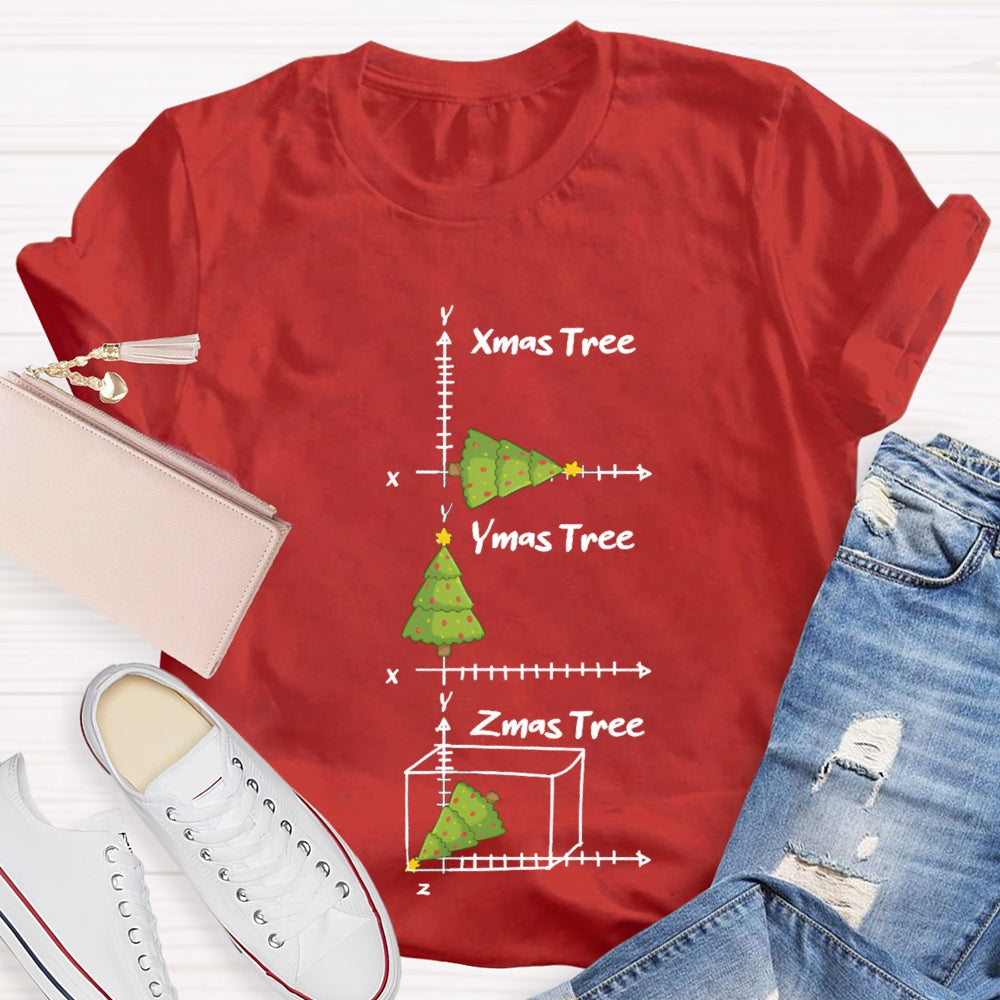 Christmas Mathematician Math Teacher T-shirt