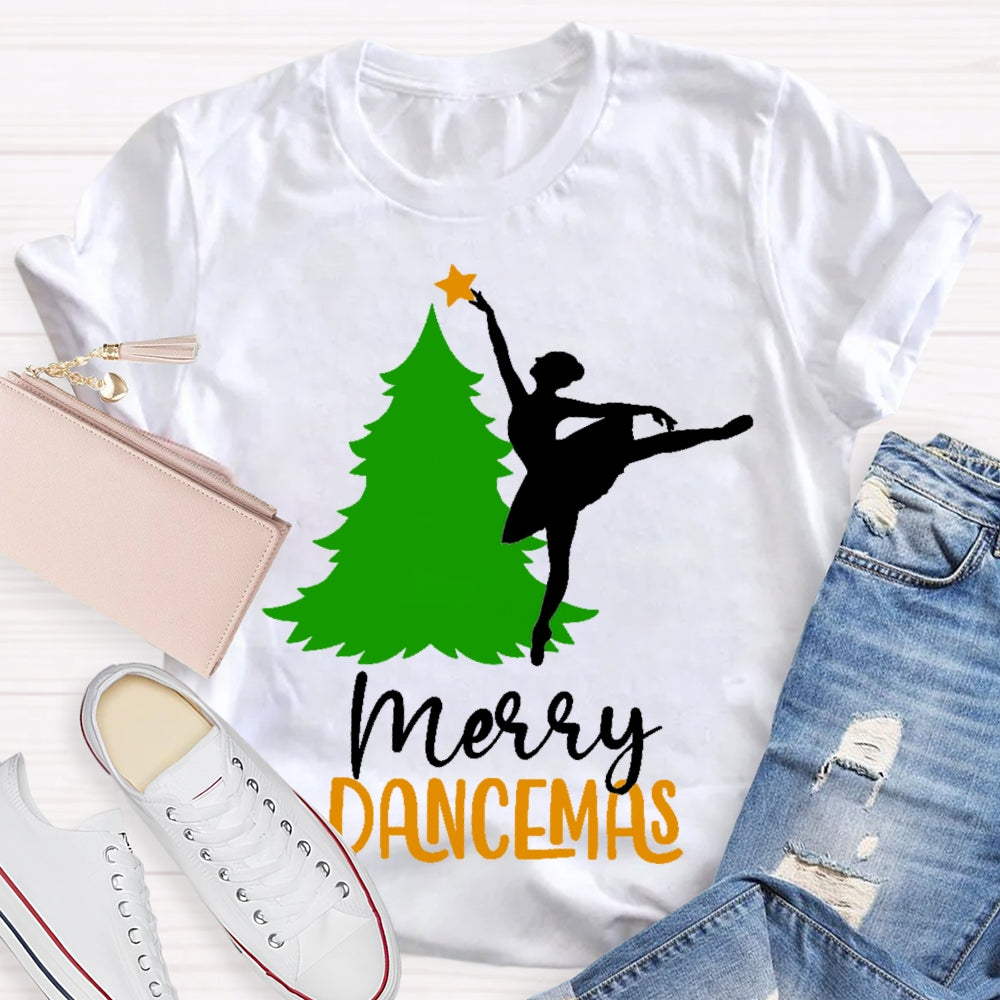 Merry Dancemas Ballerina Ballet Dancer Gift T-shirt