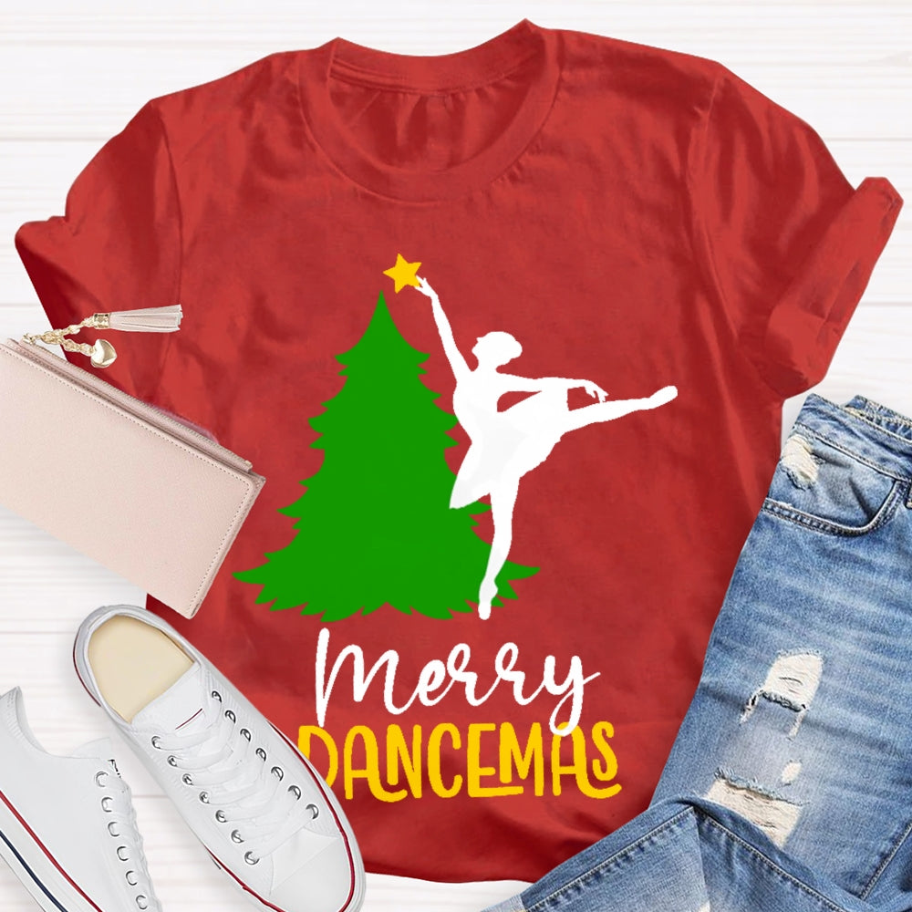 Merry Dancemas Ballerina Ballet Dancer Gift T-shirt