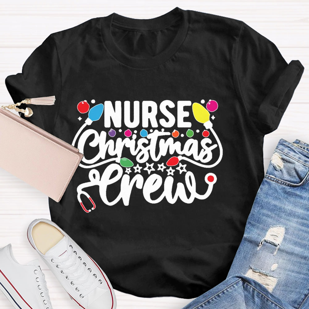 Christmas Nurse Crew  T-shirt