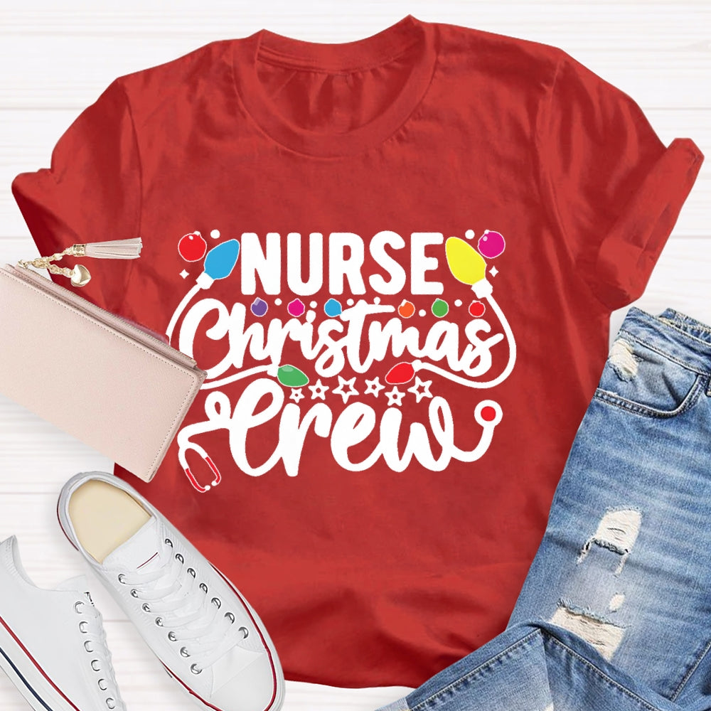Christmas Nurse Crew  T-shirt