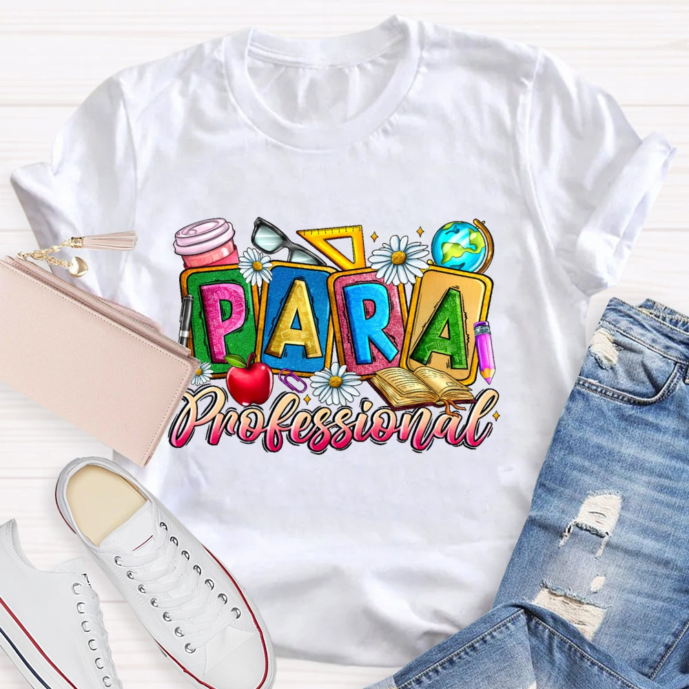 Para Paraprofessional Teacher Gift T-shirt