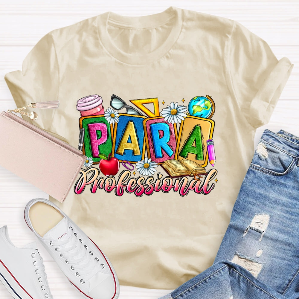 Para Paraprofessional Teacher Gift T-shirt
